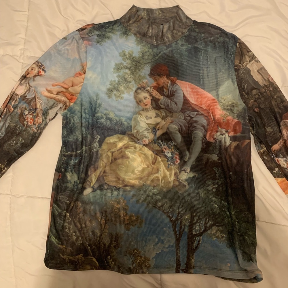 Mesh long sleeve
